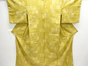 変わり重ね枡模様小紋着物